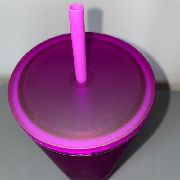 NWT Starbucks Purple Soft Touch 24oz Venti Tumbler - Picture 4 of 4